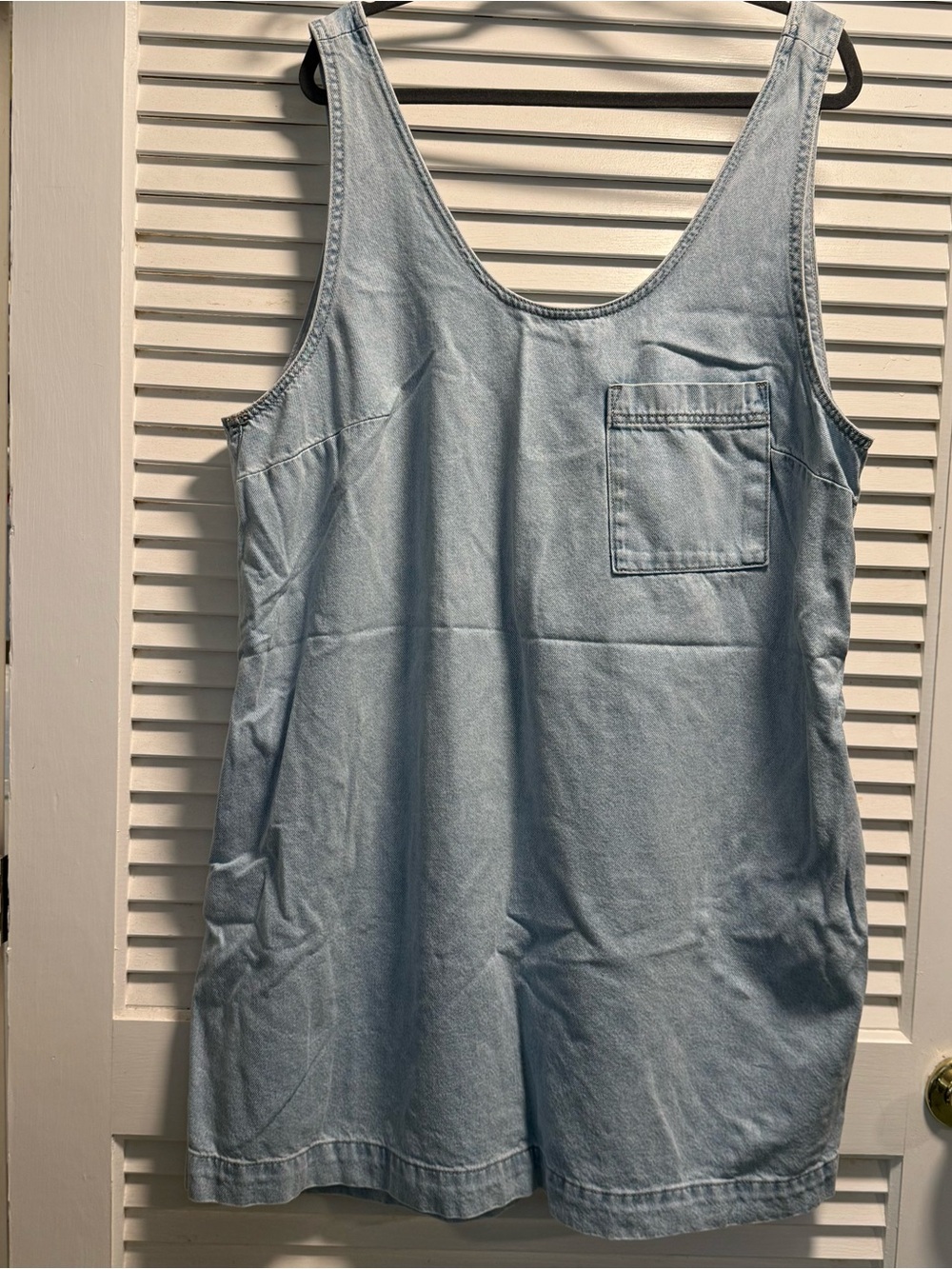 Target Light Wash Denim Tank Dress